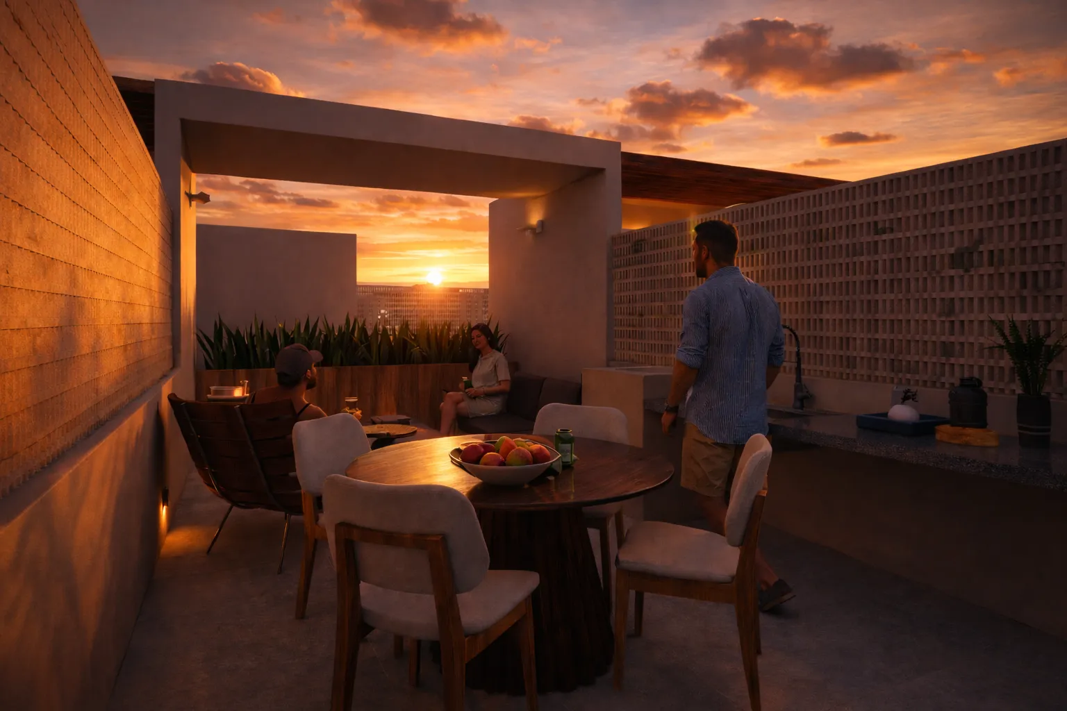Roof garden de Distrito Conkal