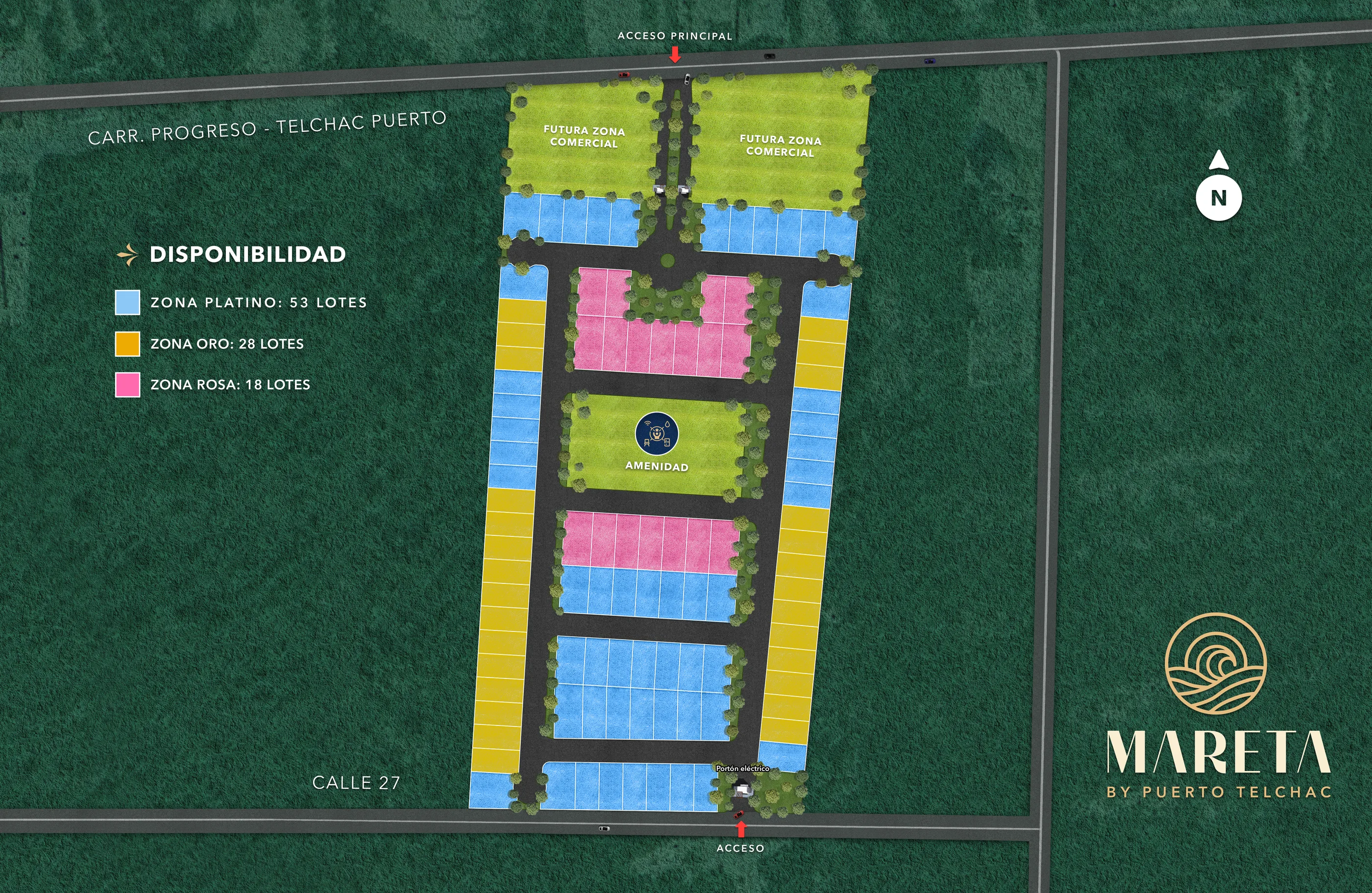 Masterplan ampliado de Mareta by Puerto Telchac