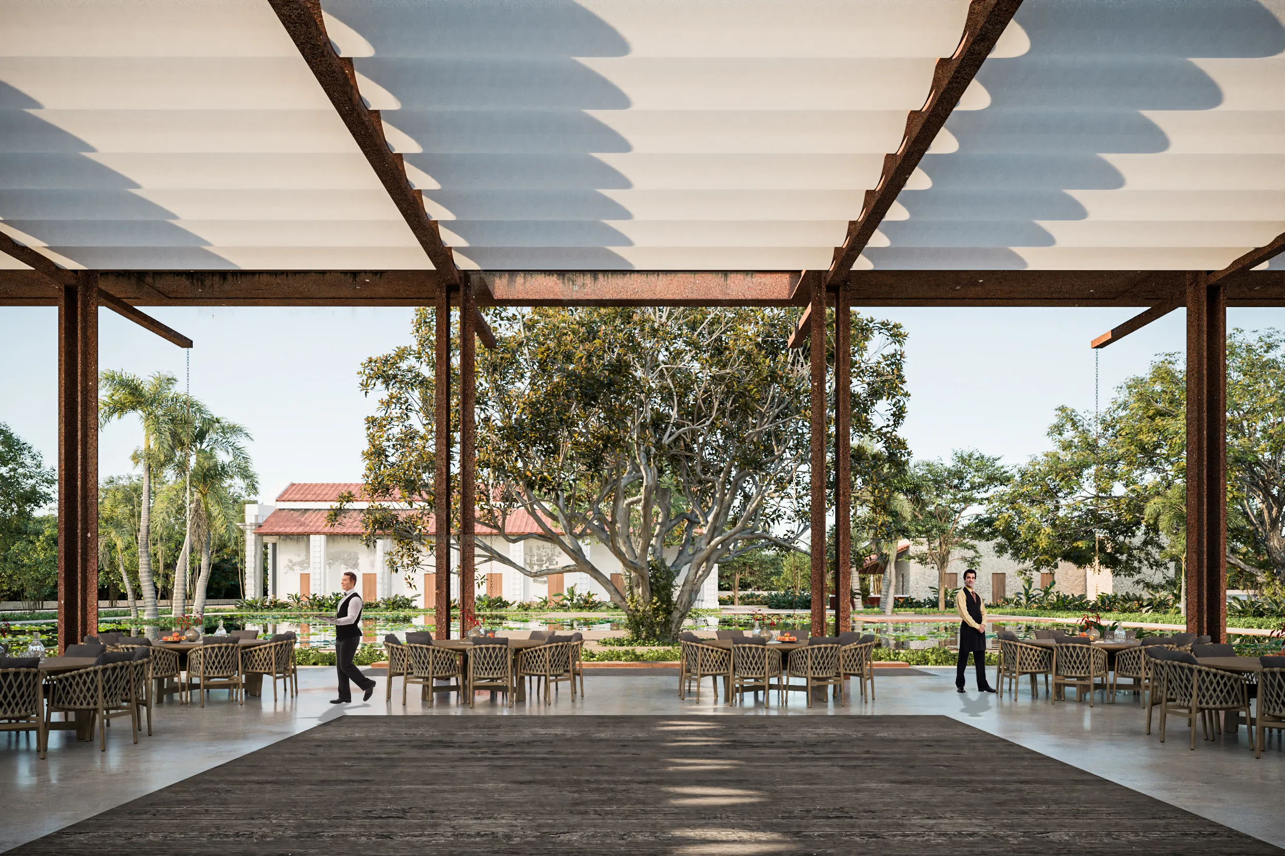 Espacio de eventos y restaurante en Hacienda San Eduardo